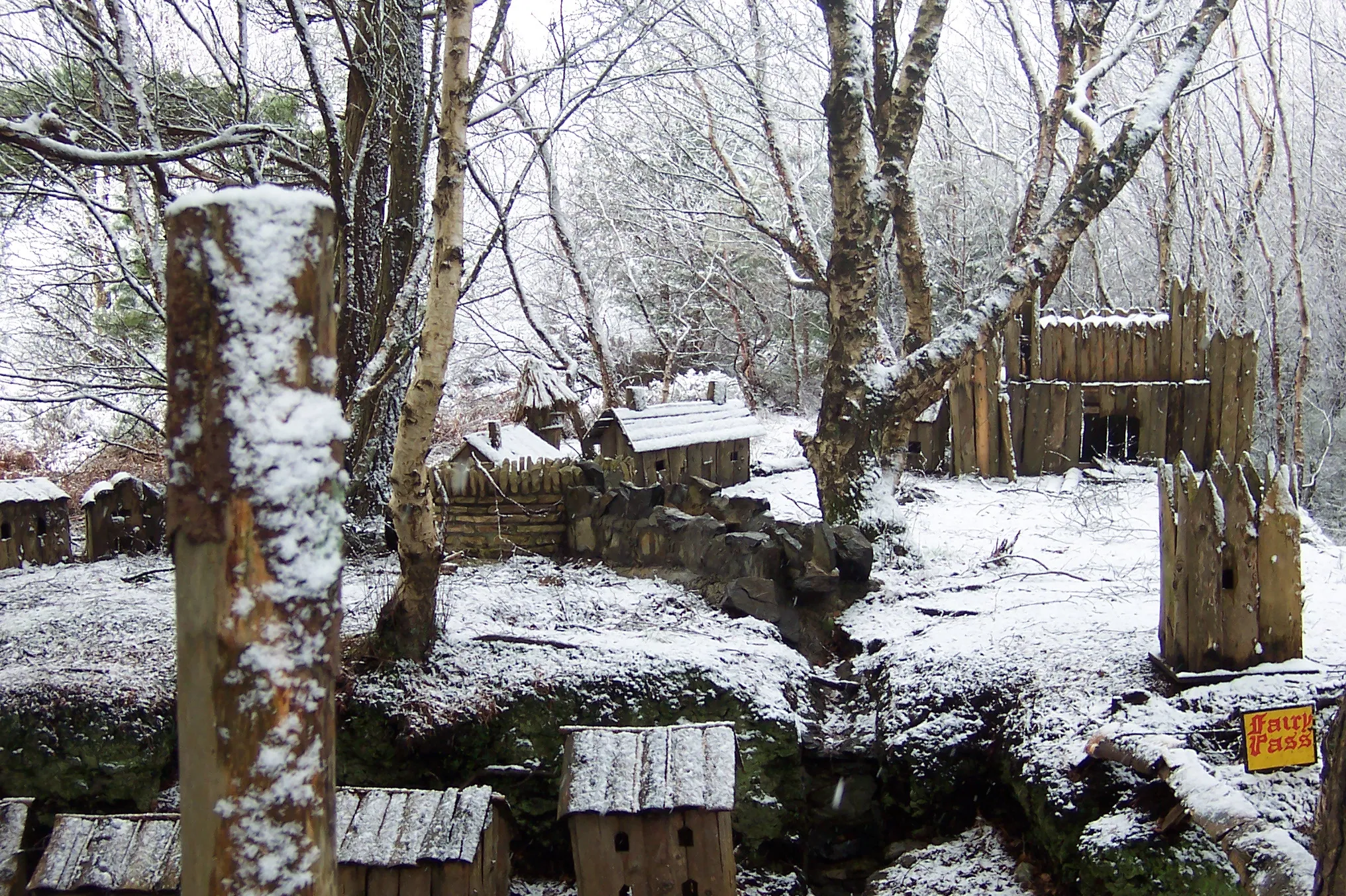 winter fairy village