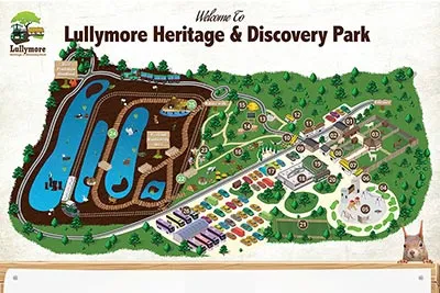 Lullymore Heritage and Discovery Park Map